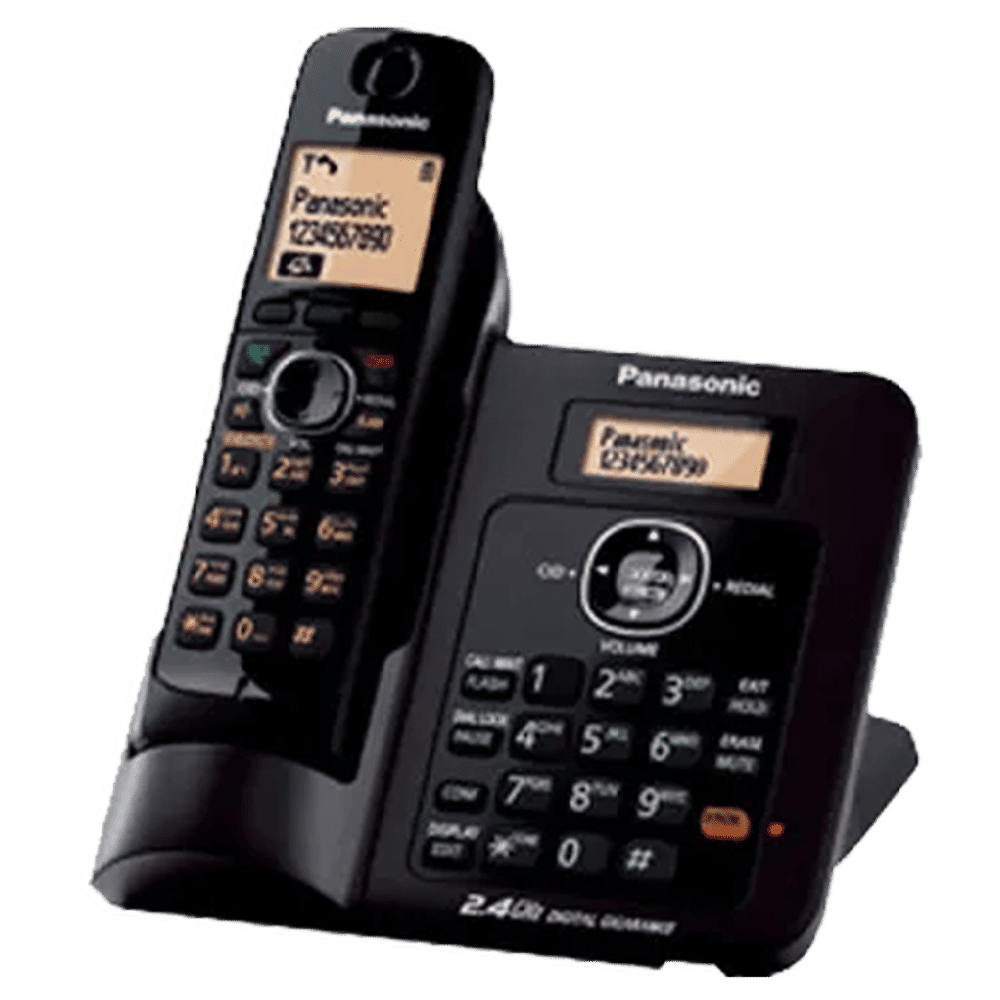 Buy Panasonic Cordless Phone (KXTG3811, Black) Online Croma
